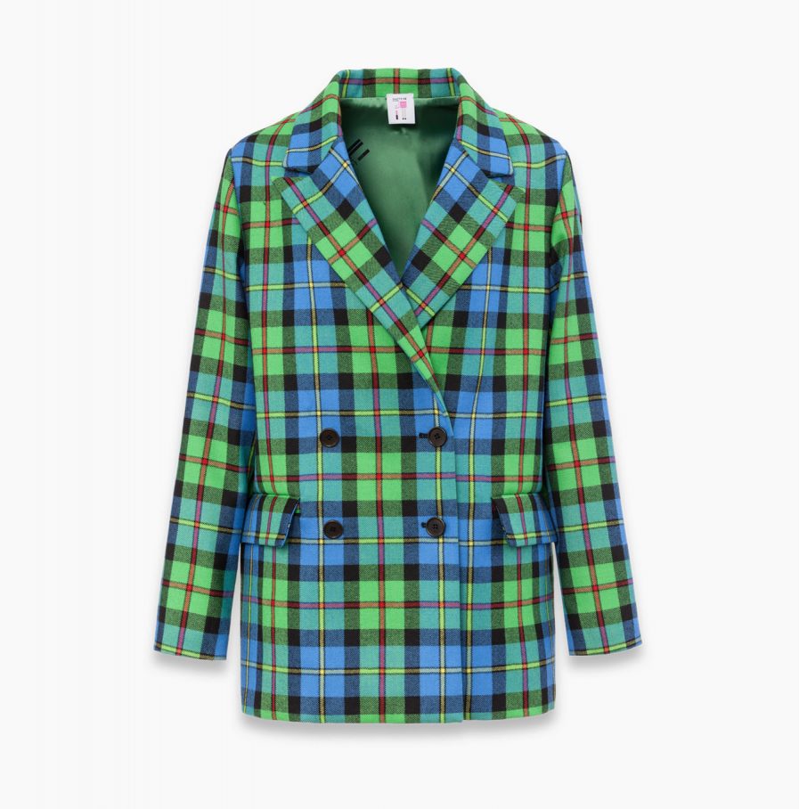 giacca donna tartan | Maffei12 Milano